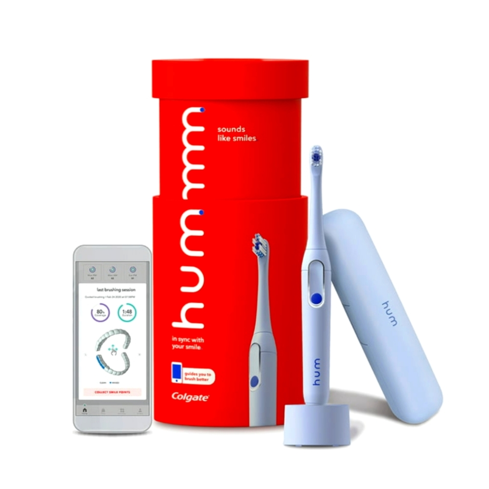 hum by Colgate Smart Electric Toothbrush Kit, Rechargeable Sonic Toothbr…